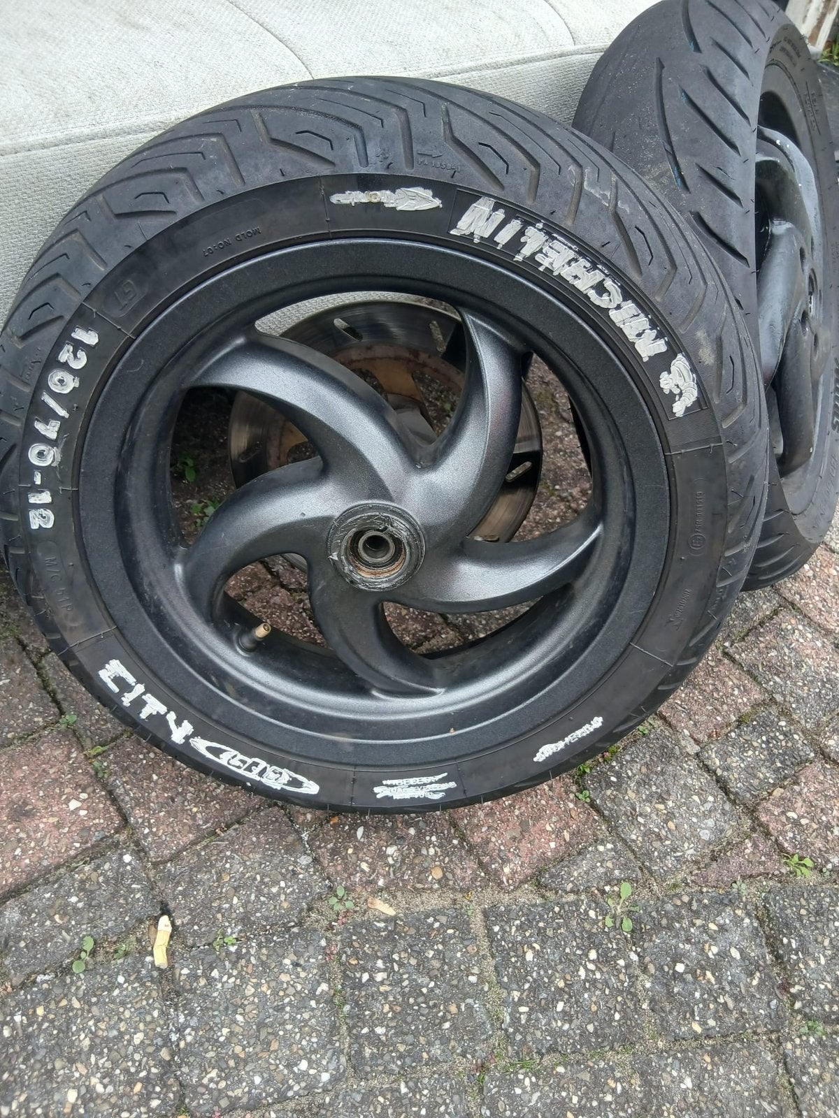 Originele DD Gilera runner velg incl band 125cc/180cc, Ophalen of Verzenden