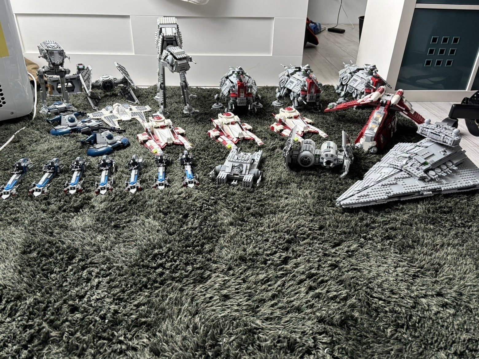 17 LEGO Star Wars sets - 95% compleet (excl. poppetjes), Ophalen of Verzenden, Gebruikt