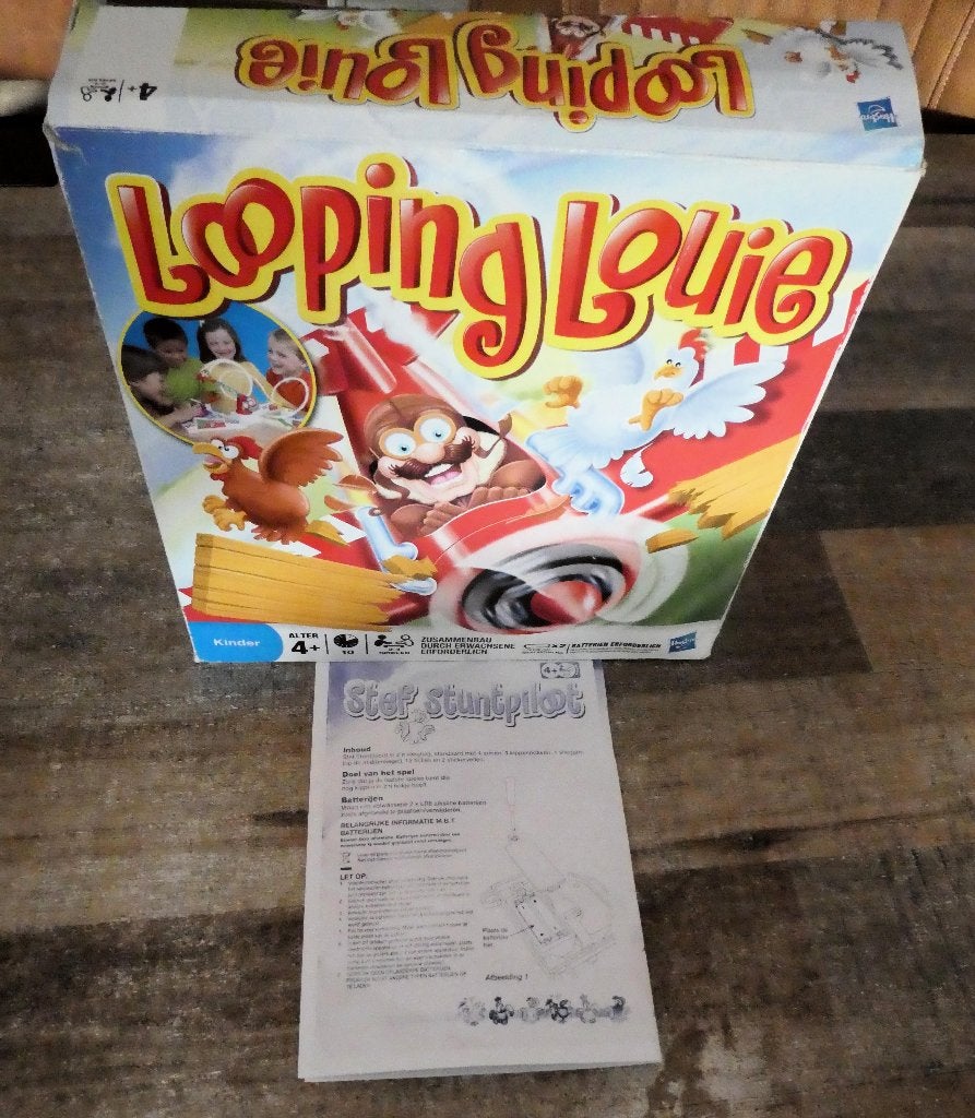 Stef Stuntpiloot | Hasbro - Kinderspellen vanaf 4 jaar., Een of twee spelers, Ophalen of Verzenden, Zo goed als nieuw, Hasbro