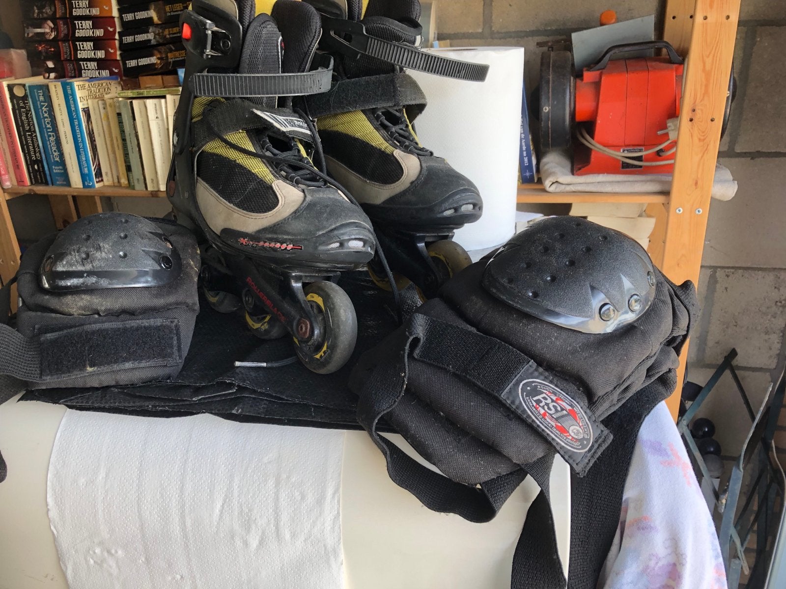 skates Roller blades pro7 mt 43 met bescherming - Gebruikt, Sport en Fitness, Schaatsen, Ophalen of Verzenden, Gebruikt, Overige typen