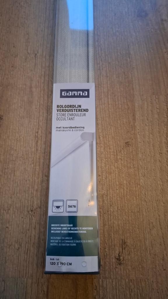 Nieuwe beige rolgordijn, Ophalen, Nieuw, 50 tot 100 cm, 150 tot 200 cm