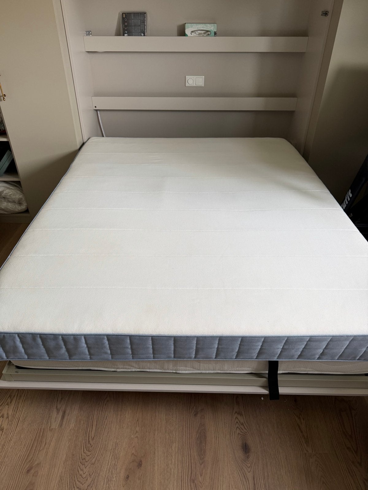 Ikea vesteroy Stevig Matras, Pocketveren. Recent Gereinigd, Ophalen, Gebruikt, Tweepersoons, Overige maten