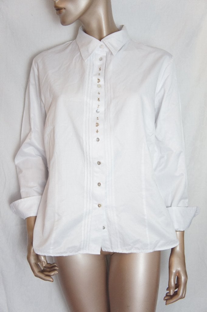DRACHTEN blouse maat 44/46, Kleding | Dames, Blouses en Tunieken, Ophalen of Verzenden, Zo goed als nieuw, Maat 42/44 (L), Wit