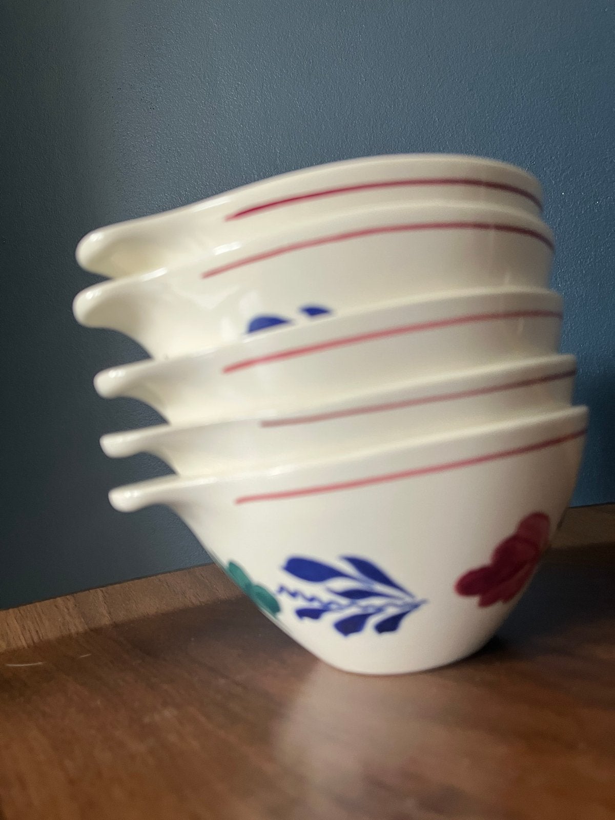 Boerenbont Servies Set - Borden, Kommen, Snijplank, Huis en Inrichting, Keuken | Servies, Ophalen of Verzenden, Zo goed als nieuw