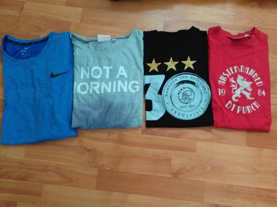 Ajax shirts - Diverse maten en kleuren, Zwart, Overige maten, Ophalen of Verzenden, Ajax