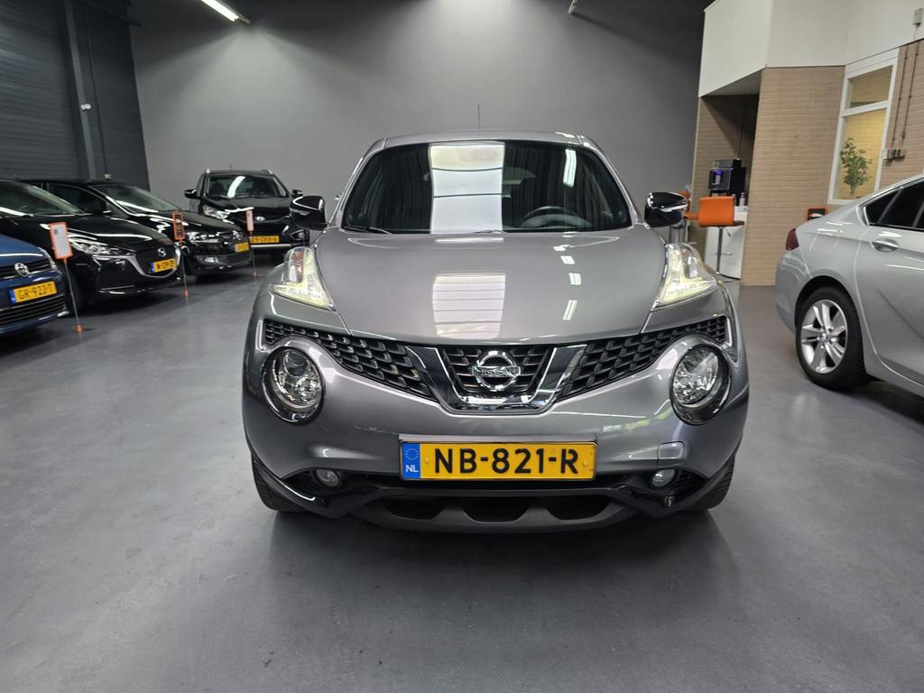 Nissan Juke 1.6 N-Connecta CAMERA LED NAVI BLUETOOTH NAP NL, Auto's, Nissan, 4 cilinders, 49 €/maand, Bedrijf, SUV of Terreinwagen