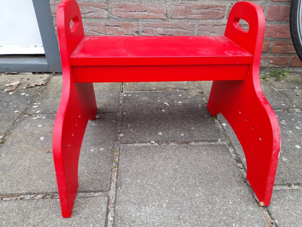 Houten opstap verhoging-/ kruk, Huis en Inrichting, Ophalen, Gebruikt, Hout