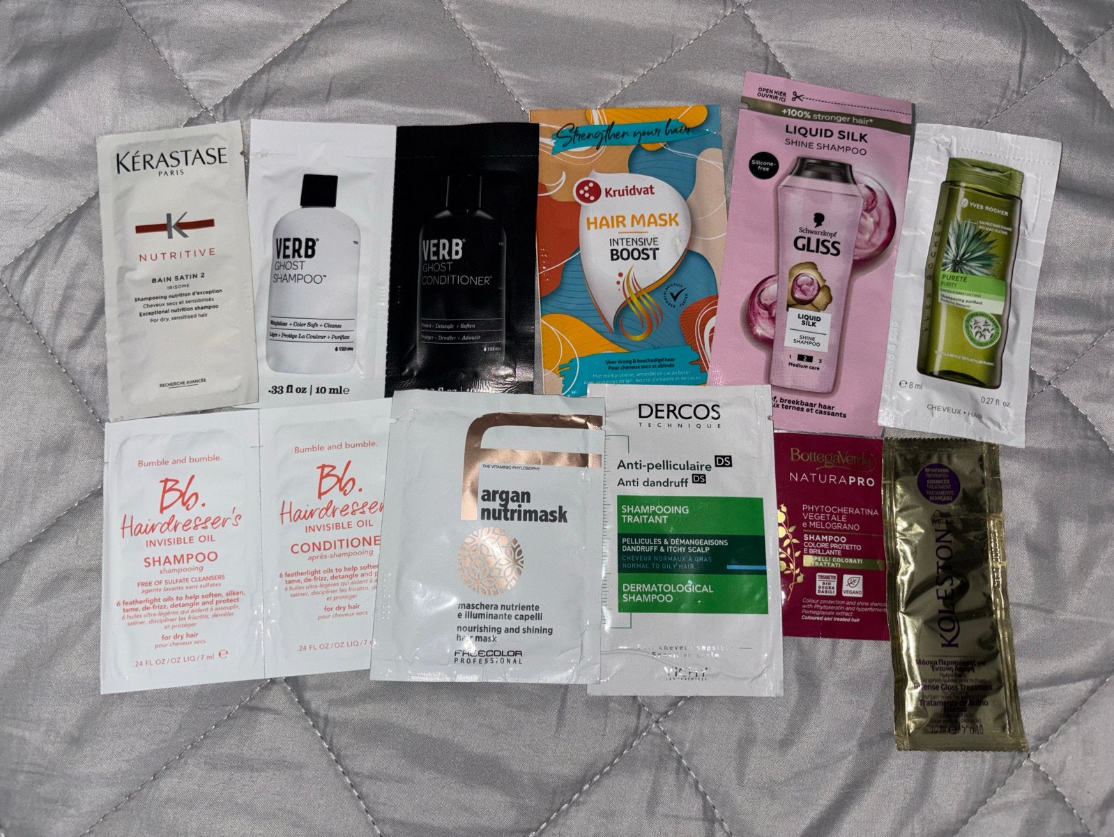Diverse haarverzorgingssamples (shampoo, conditioner, masker, Verzenden, Nieuw, Shampoo of Conditioner