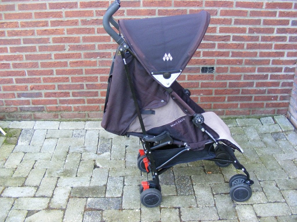 MacLaren Quest Buggy Bruin Beige, Ophalen, Gebruikt, Maclaren, Verstelbare rugleuning