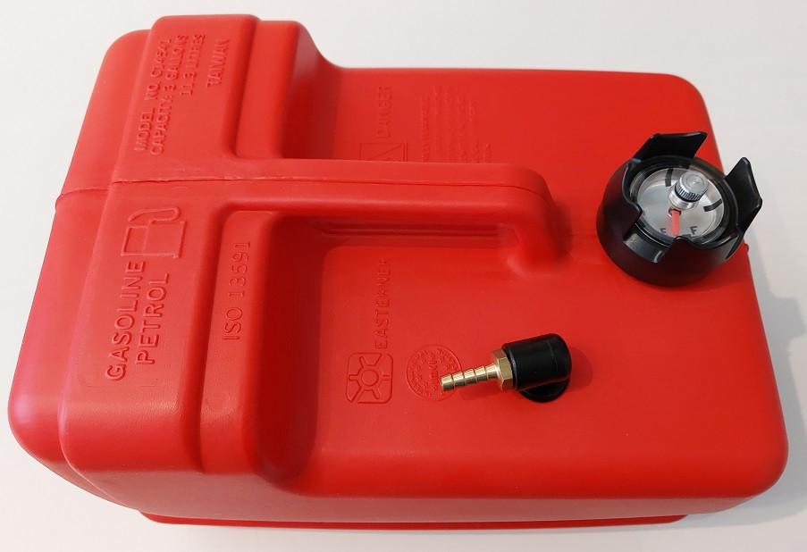 Easterner 12L brandstoftnk met ¼NPT+tankmeter+pilaar € 46,95, Ophalen of Verzenden, Nieuw, Motor en Techniek