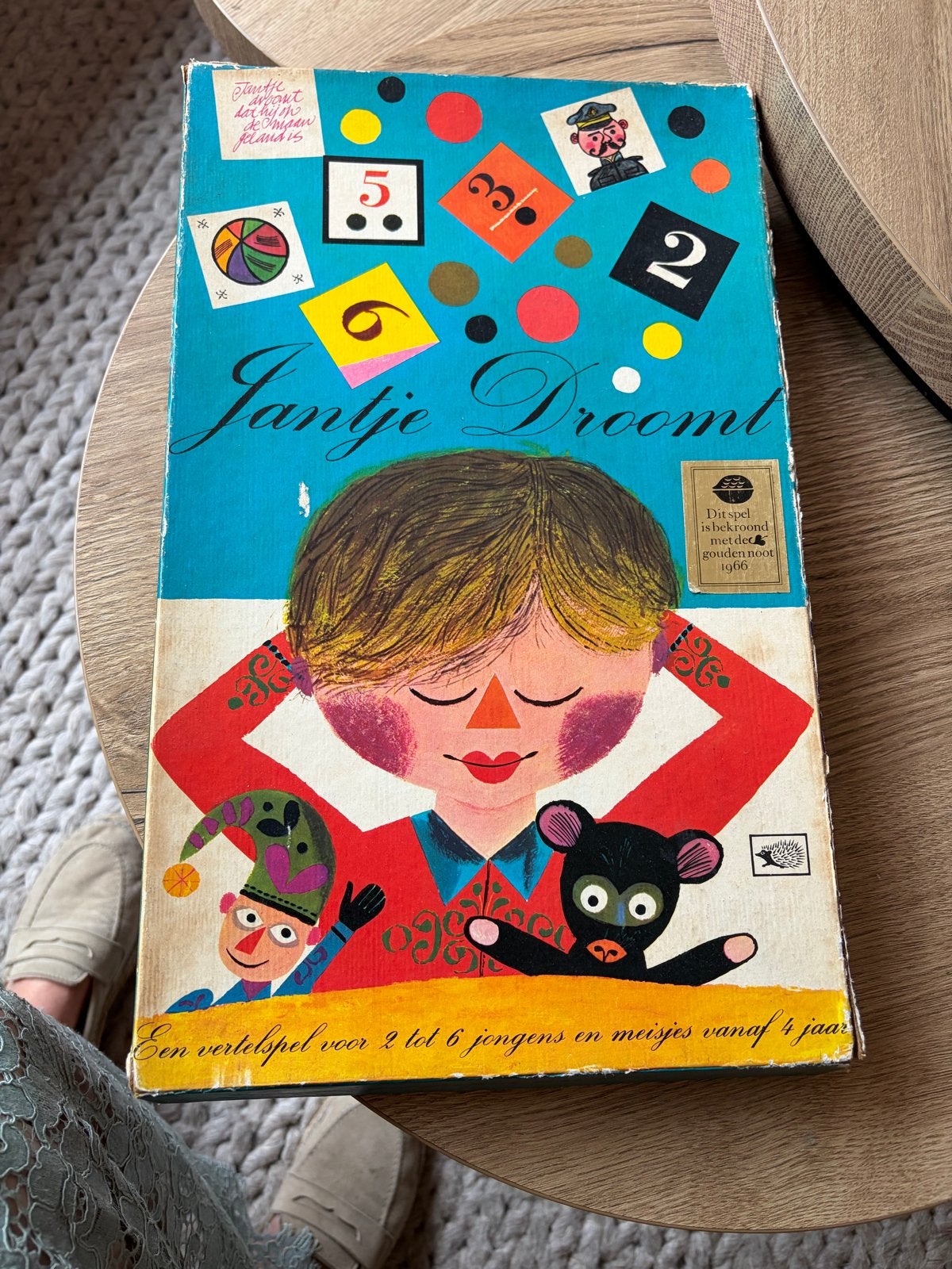 Jantje Droomt - Vintage Gezelschapsspel (1966), Hobby en Vrije tijd, Drie of vier spelers, Ophalen of Verzenden, Gebruikt