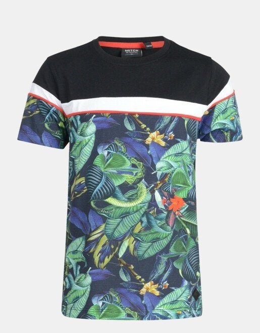 Shoeby Mitch Koden t-shirt polo shirt met bladeren 146-152, Nieuw, Ophalen of Verzenden, Shirt of Longsleeve, Shoeby