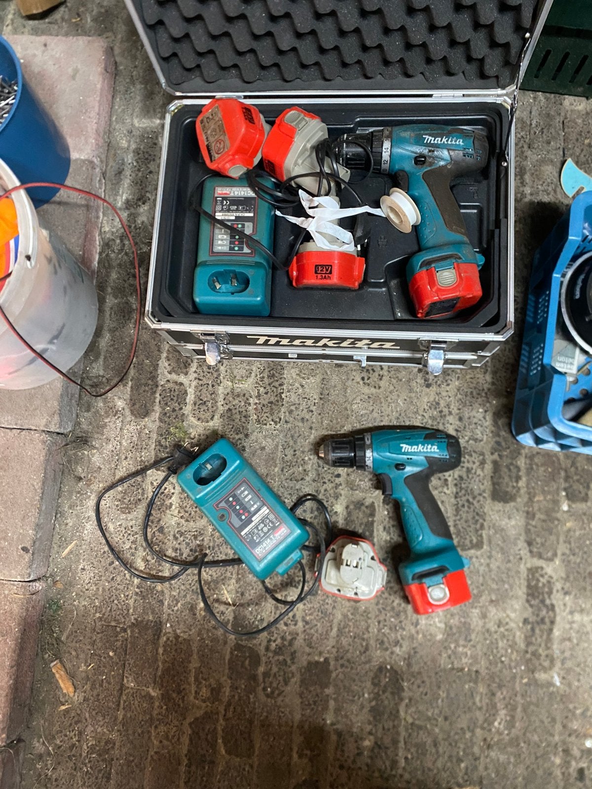 Complete gebruikte Makita 12V-set bestaande uit:, Ophalen of Verzenden