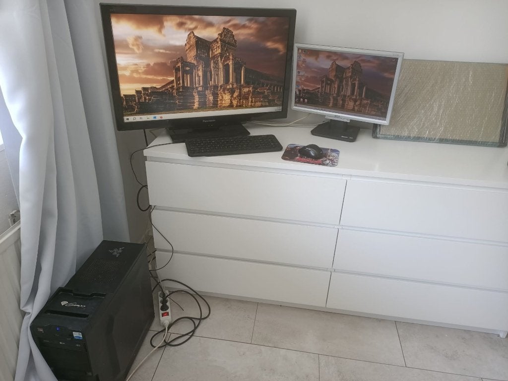 Game PC Setup– AMD Ryzen 5,  schermen, Toetsenbord & Camera, Computers en Software, Desktop Pc's, Gebruikt, 3 tot 4 Ghz, HDD, 8 GB