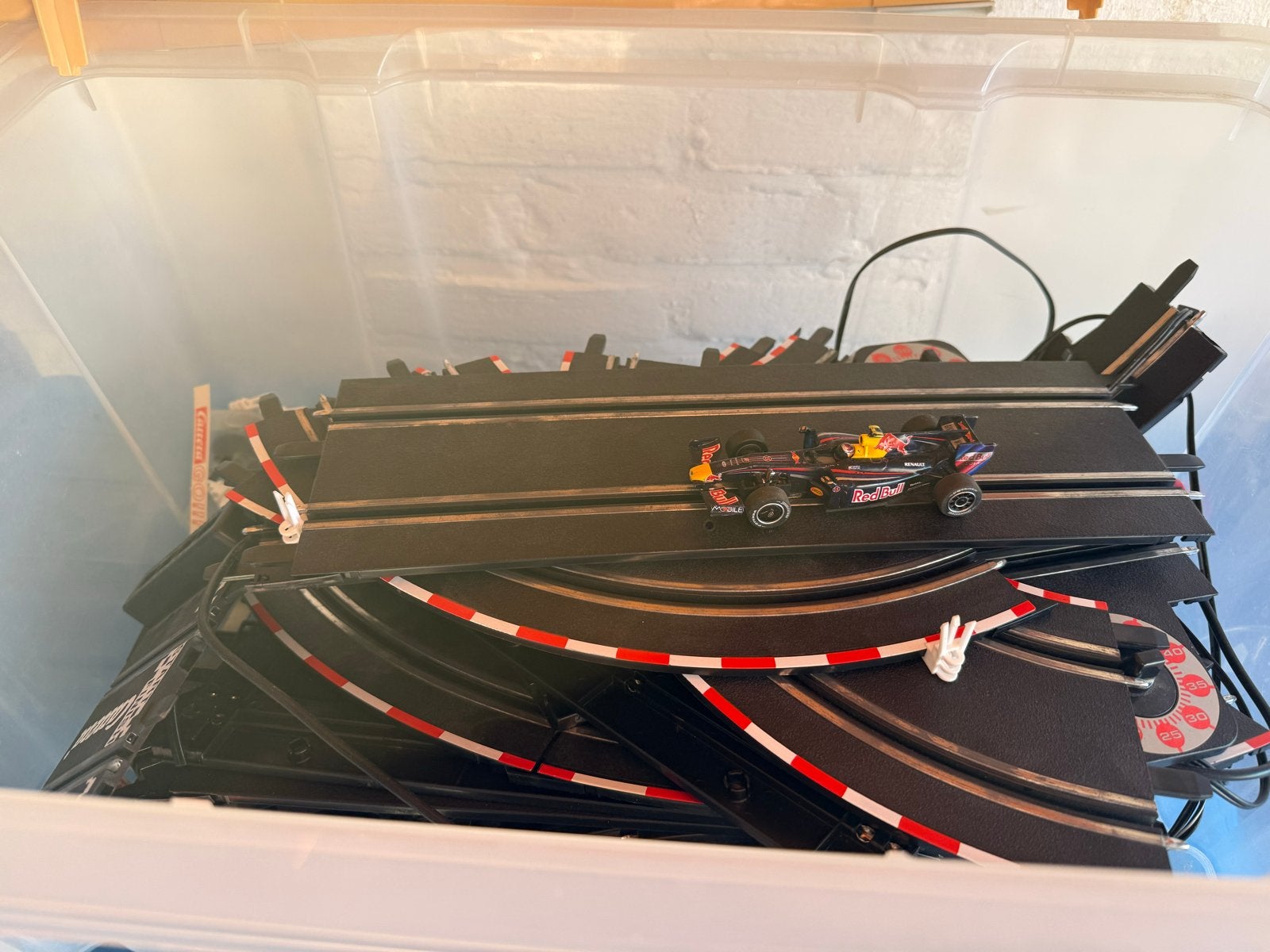 Carrera Racebaan met Red Bull F1 auto, Carrera, Ophalen of Verzenden, Elektrisch, Racebaan