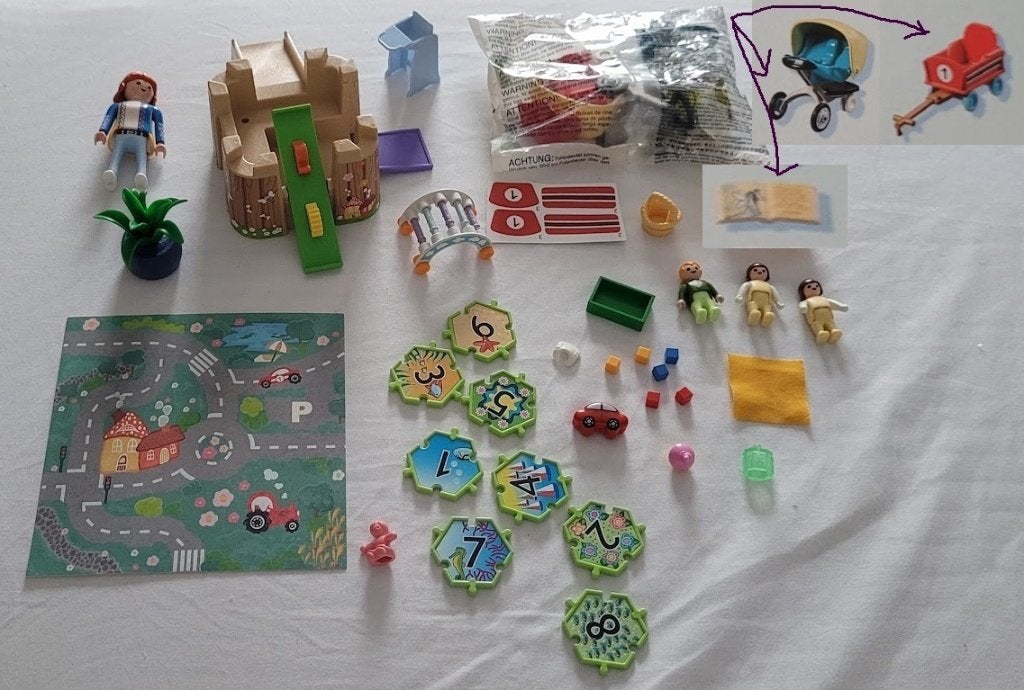 Playmobil gastouder kinderdagverblijf kinderopvang interieur, Ophalen of Verzenden, Nieuw, Complete set