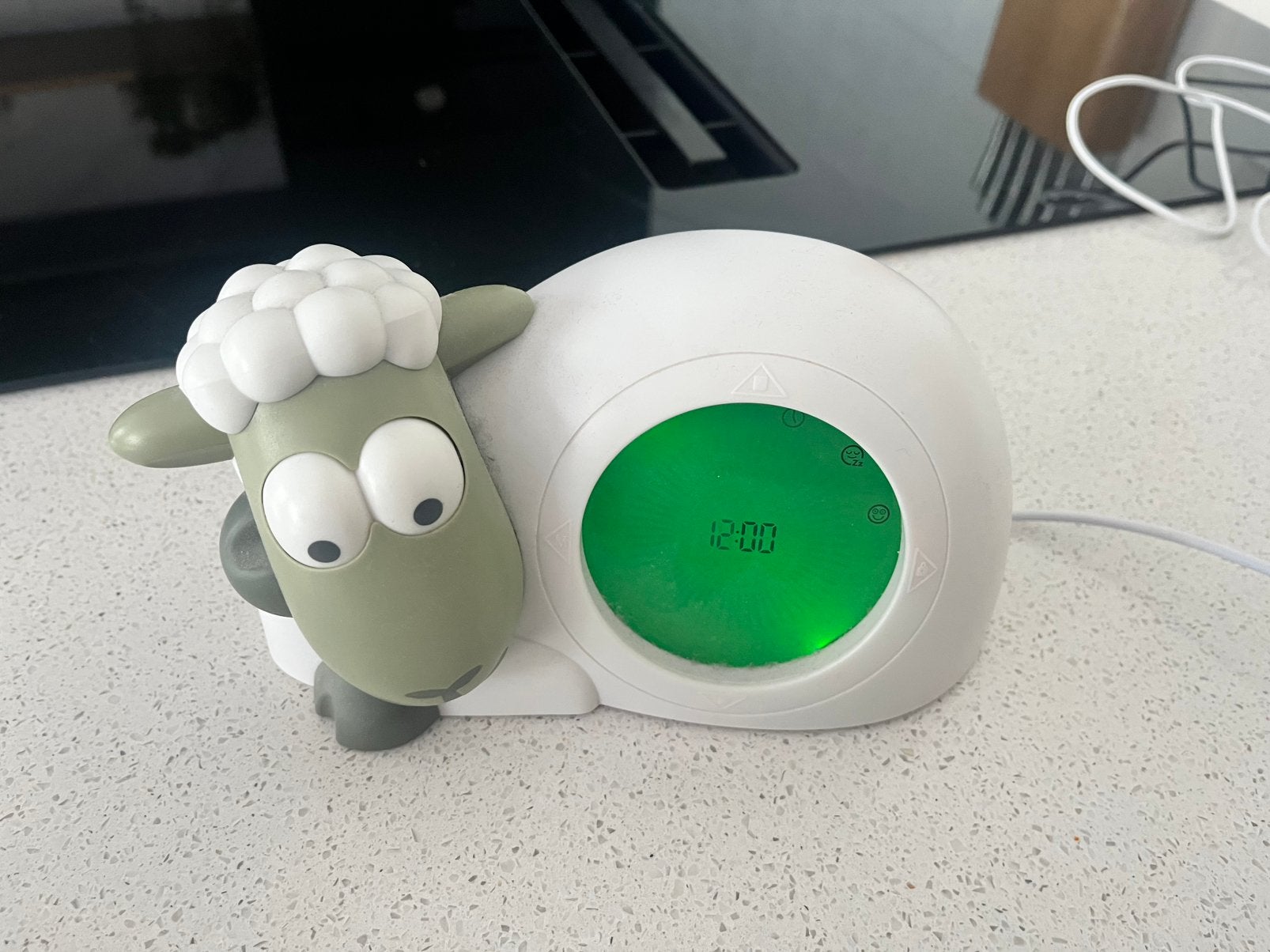 Slaaptrainer slaapklok Sam het schaap groen, Witgoed en Apparatuur, Wekkers, Ophalen of Verzenden, Gebruikt