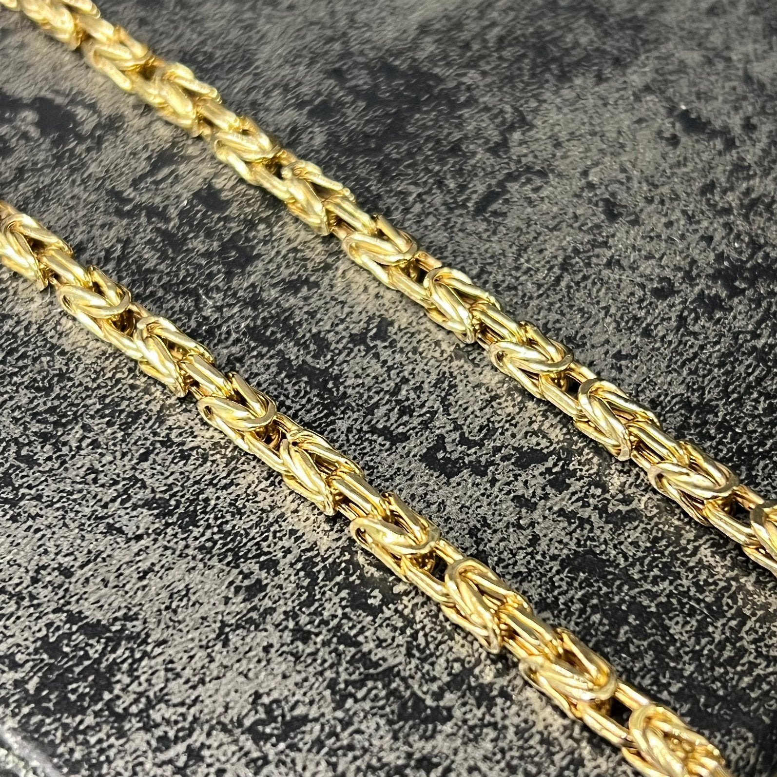 18k gouden koningsketting prachtig schakel ketting, Ophalen of Verzenden, Nieuw, Goud