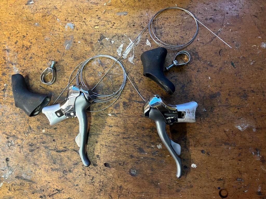 Shimano 600 shifters setje, Verzenden, Gebruikt