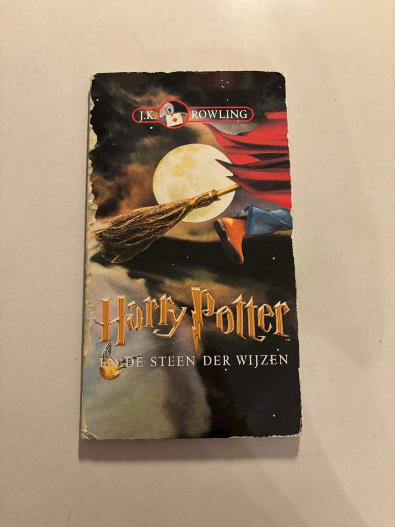 Harry potter en de steen der wijzen luisterboek cd set boek!, Ophalen of Verzenden, J.K. Rowling, Cd, Kind