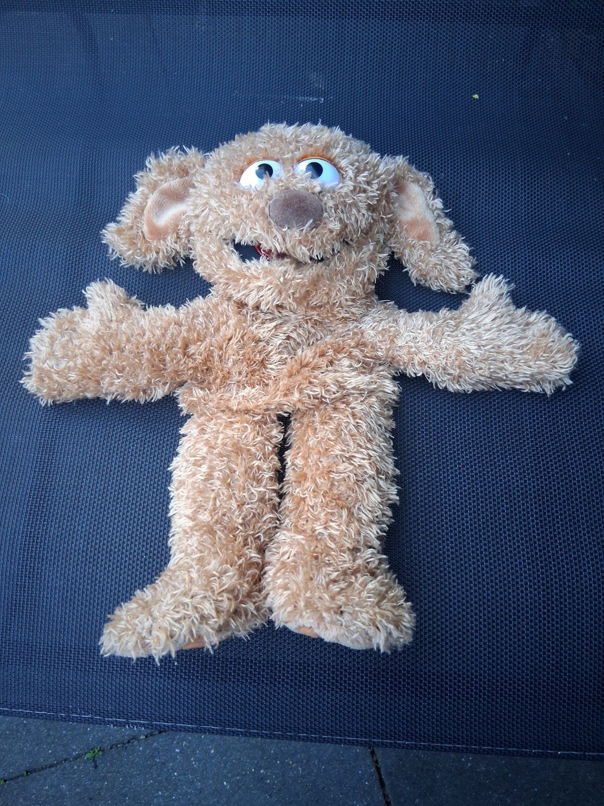 Tommy Handpop - Bruine Hond Knuffel, Kinderen en Baby's, Speelgoed | Knuffels en Pluche, Ophalen of Verzenden