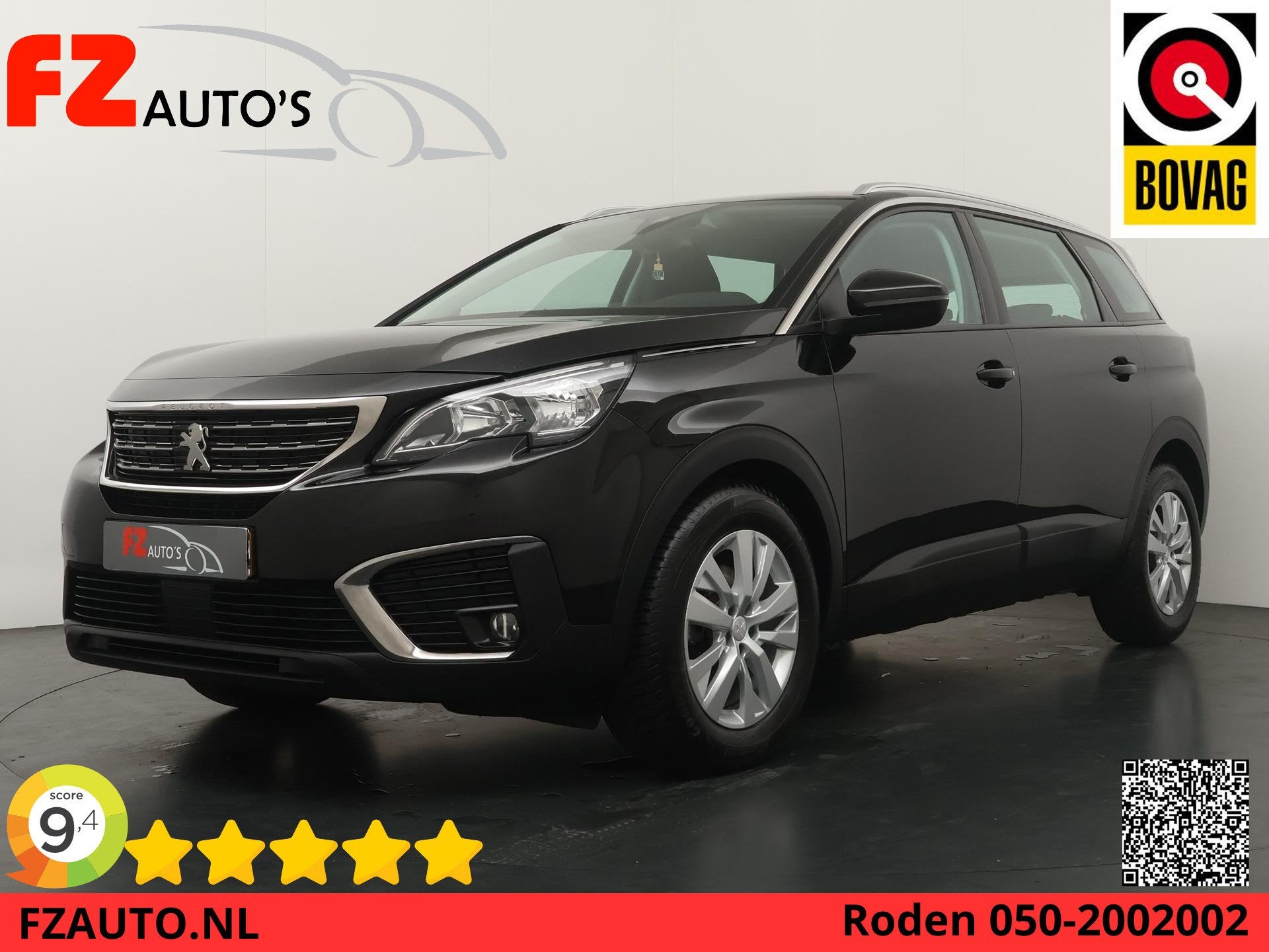 Peugeot 5008 1.2 PureTech Blue Lease Executive - 7-Zitter -, Voorwielaandrijving, Stof, Gebruikt, 1199 cc