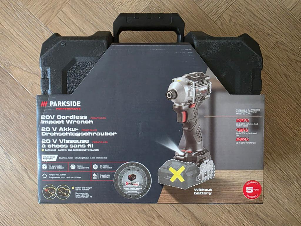 Parkside 20V Accu-Slagschroevendraaier (nieuw in doos), Ophalen of Verzenden, Nieuw, Boor- en Schroefmachine, Variabele snelheid