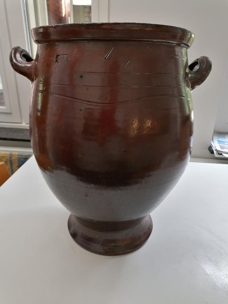 Aardenwerk voorraad pot 52 cm, Antiek en Kunst, Ophalen