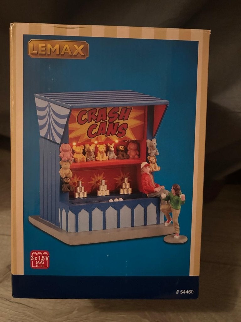 Lemax Crash Cans Game #54460, Ophalen of Verzenden, Zo goed als nieuw
