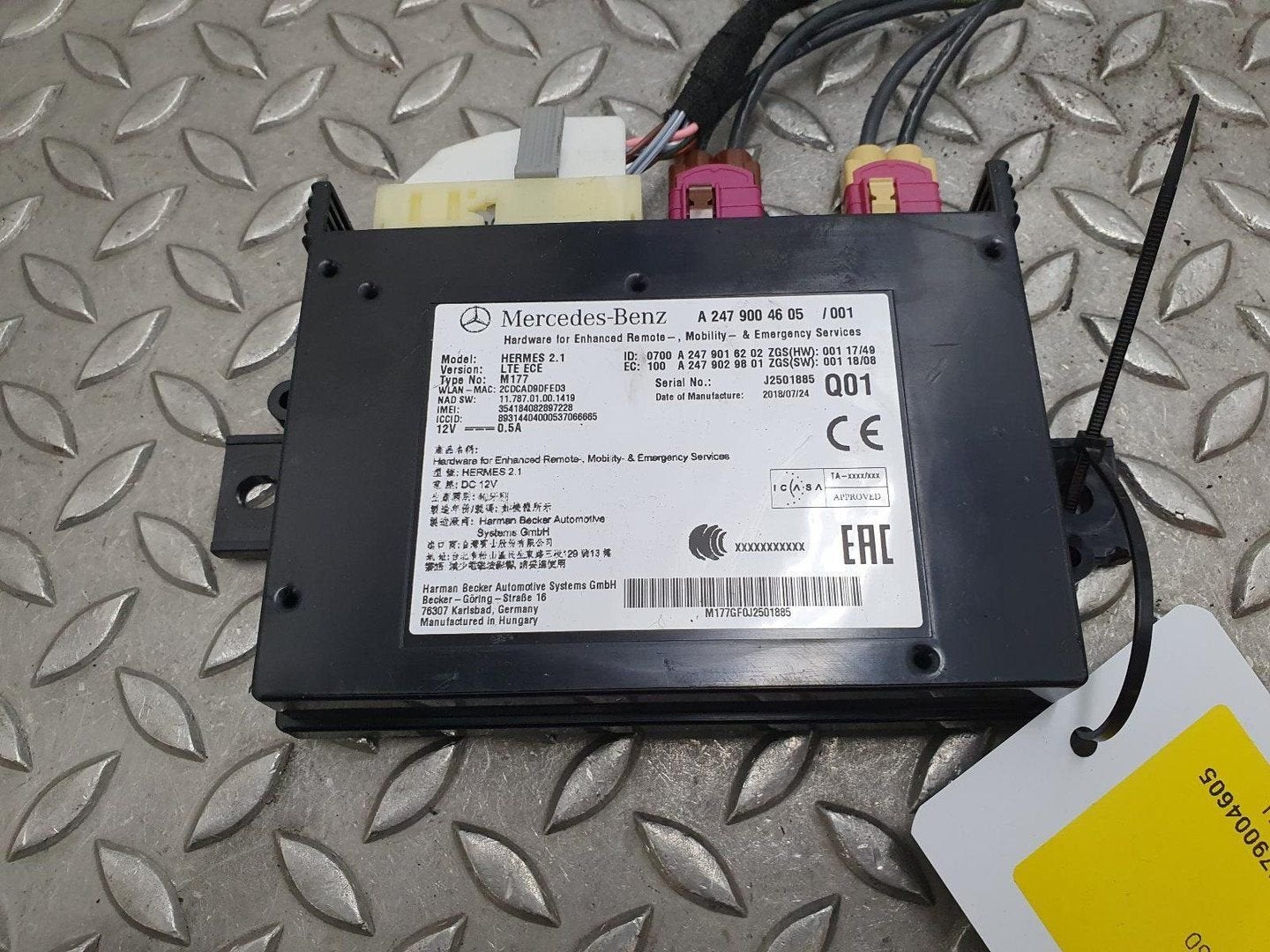MERCEDES A CLASS A200 LAUNCH ED.PREMIUM  COMPUTER ECU 247900, Auto-onderdelen, Ophalen of Verzenden, Gebruikt, ARN erkend