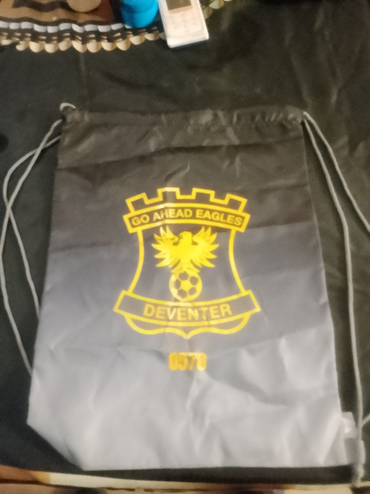 Go Ahead Eagles Gymtas en Shirt - OP=OP!, Ophalen, Nieuw, Zwart