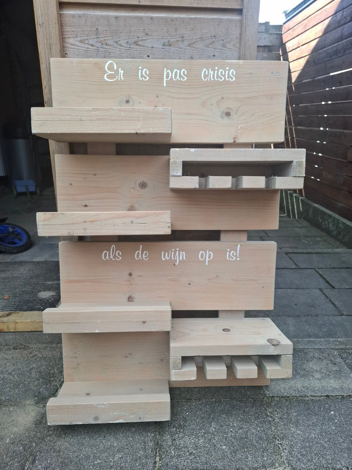 wijnrek, Doe-het-zelf en Verbouw, Ophalen, Gebruikt, 60 cm of meer, 75 tot 100 cm
