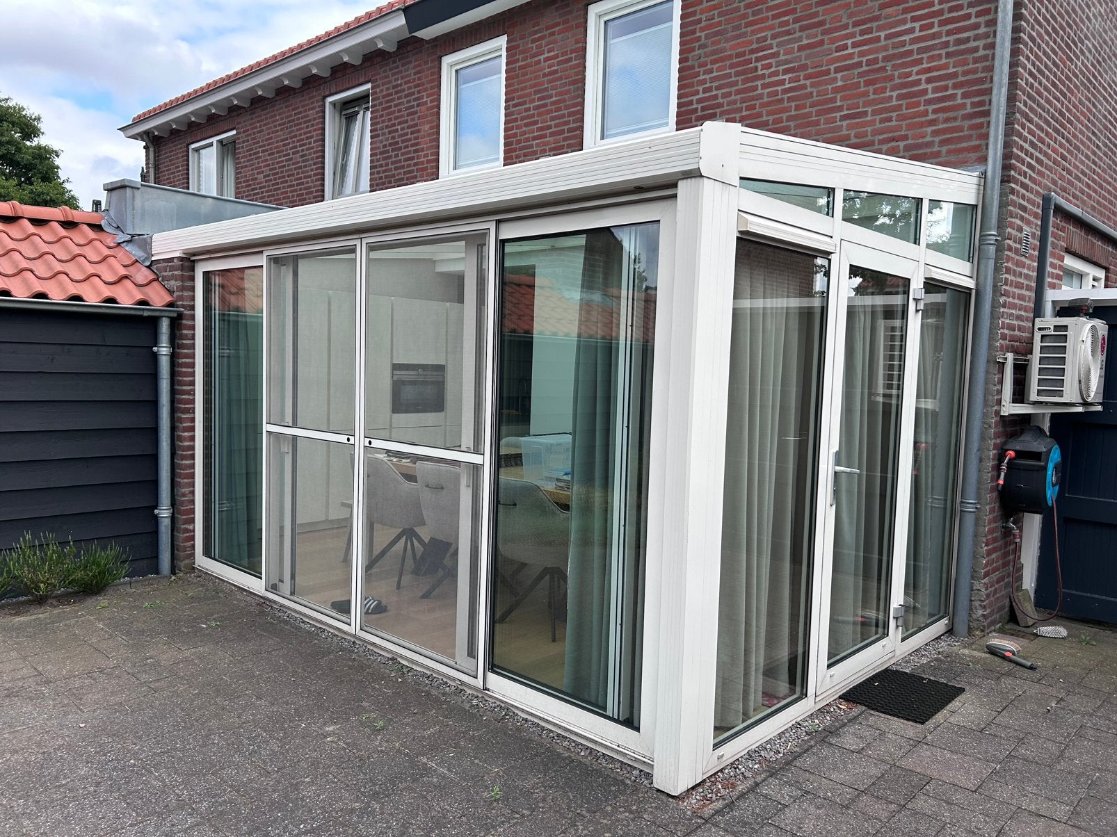 Aluminium serre - over te nemen voor een vriendenprijsje, Ophalen, Gebruikt, Serre