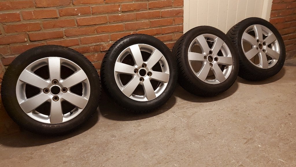 sportvelgen met winterbanden, Auto-onderdelen, Ophalen, Gebruikt