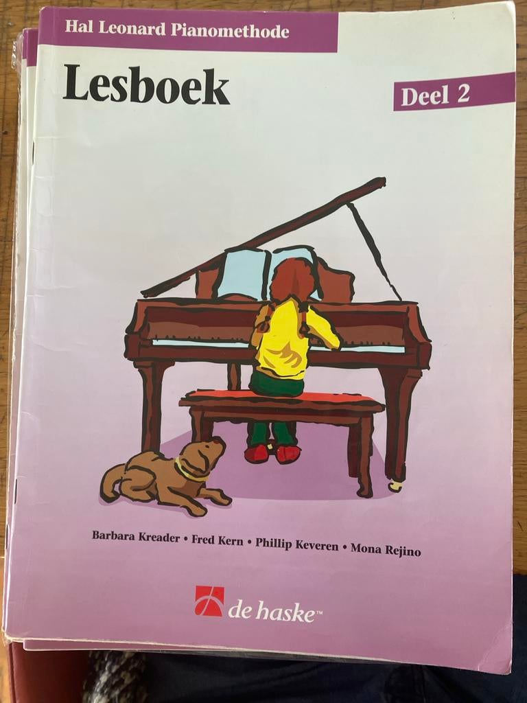 Hal Leonard Pianomethode Lesboek Deel 2, Muziek en Instrumenten, Gebruikt, Overige genres, Les of Cursus, Ophalen of Verzenden