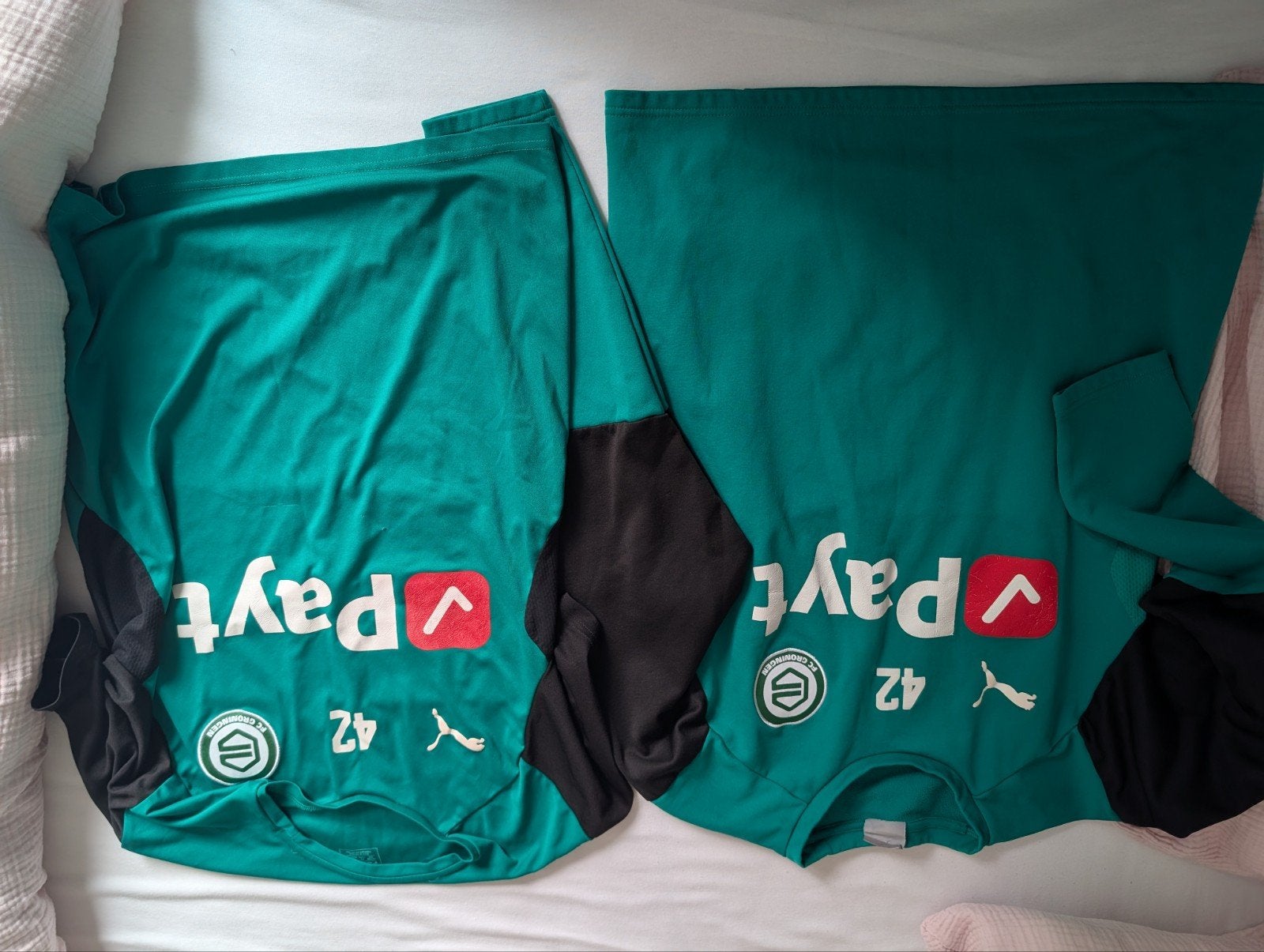 FC Groningen trainings shirt + trui  ( Deyo Zeefuik ) - maat, Puma, Maat 48/50 (M), Ophalen of Verzenden, Voetbal
