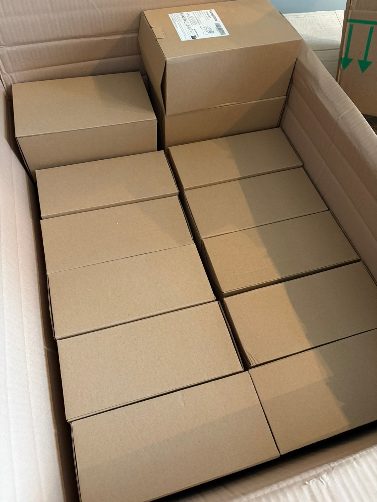 15 stuks plafondlamp 2 spot nieuw in doos partij, Huis en Inrichting, Ophalen of Verzenden, Nieuw, Plafondlamp