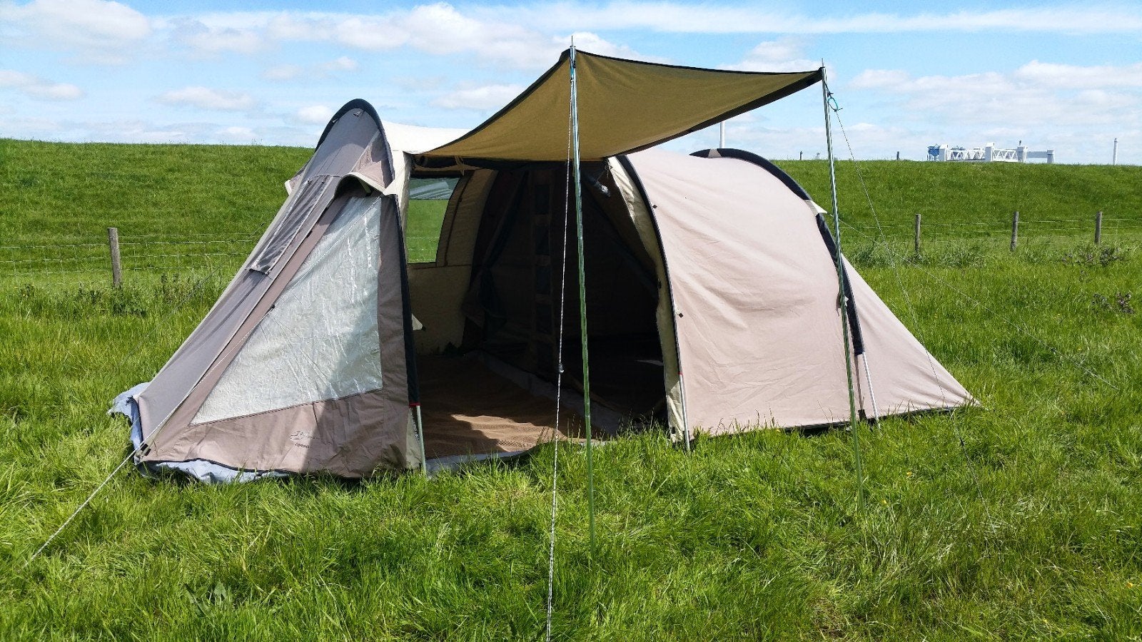 Complete Bardani Torino tunneltent, Caravans en Kamperen, Ophalen, Gebruikt, Tot en met 4