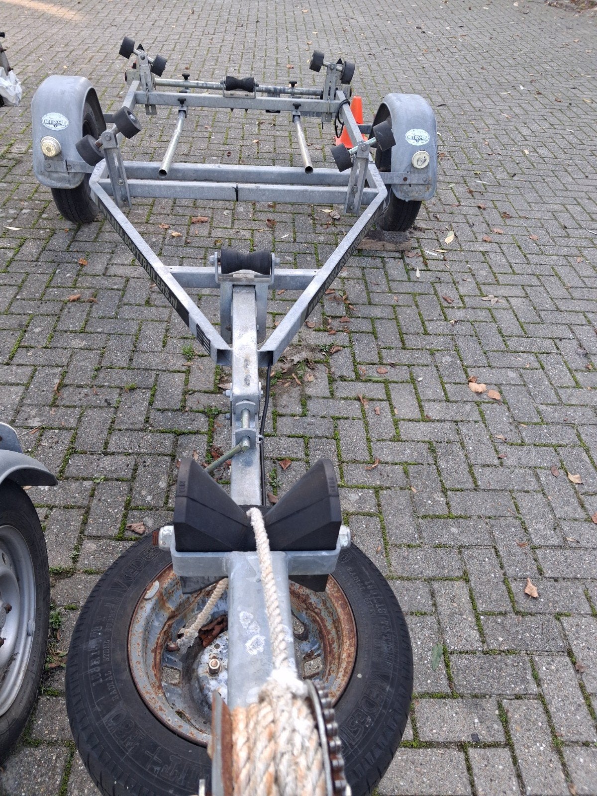 Riba Boottrailer - Zo goed als nieuw, Minder dan 1500 kg, Sloepentrailer, Verstelbare verlichting, Minder dan 6 meter