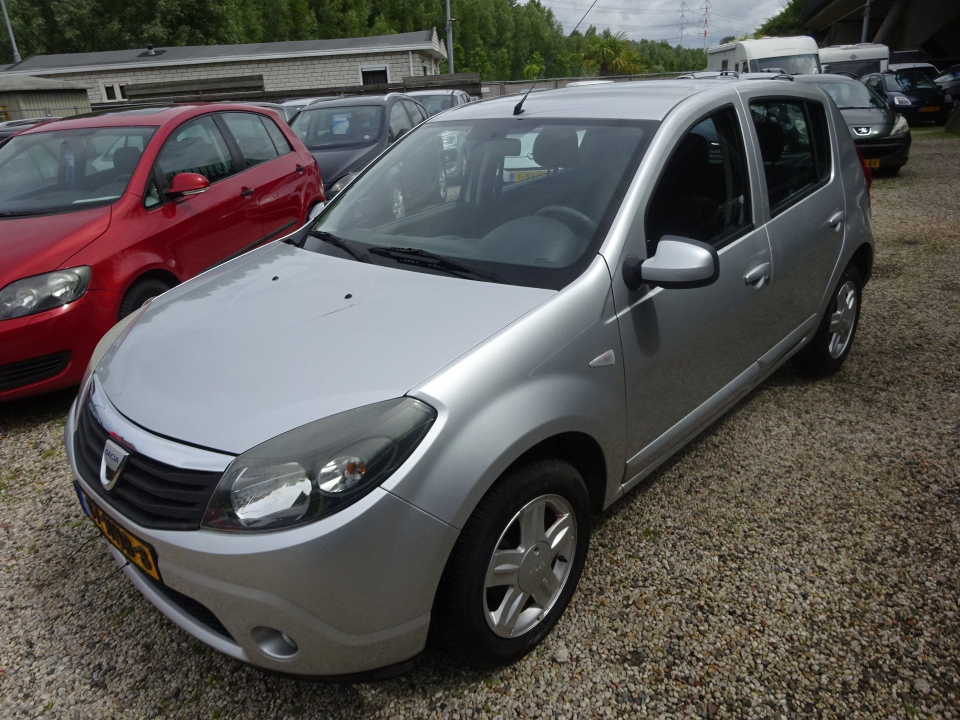 Dacia Sandero 1.2 Blackline, Voorwielaandrijving, Gebruikt, Origineel Nederlands, Bedrijf