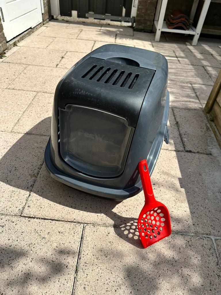 Peewee kattenbak bak EcoHûs, Ophalen of Verzenden, Gebruikt, Gesloten