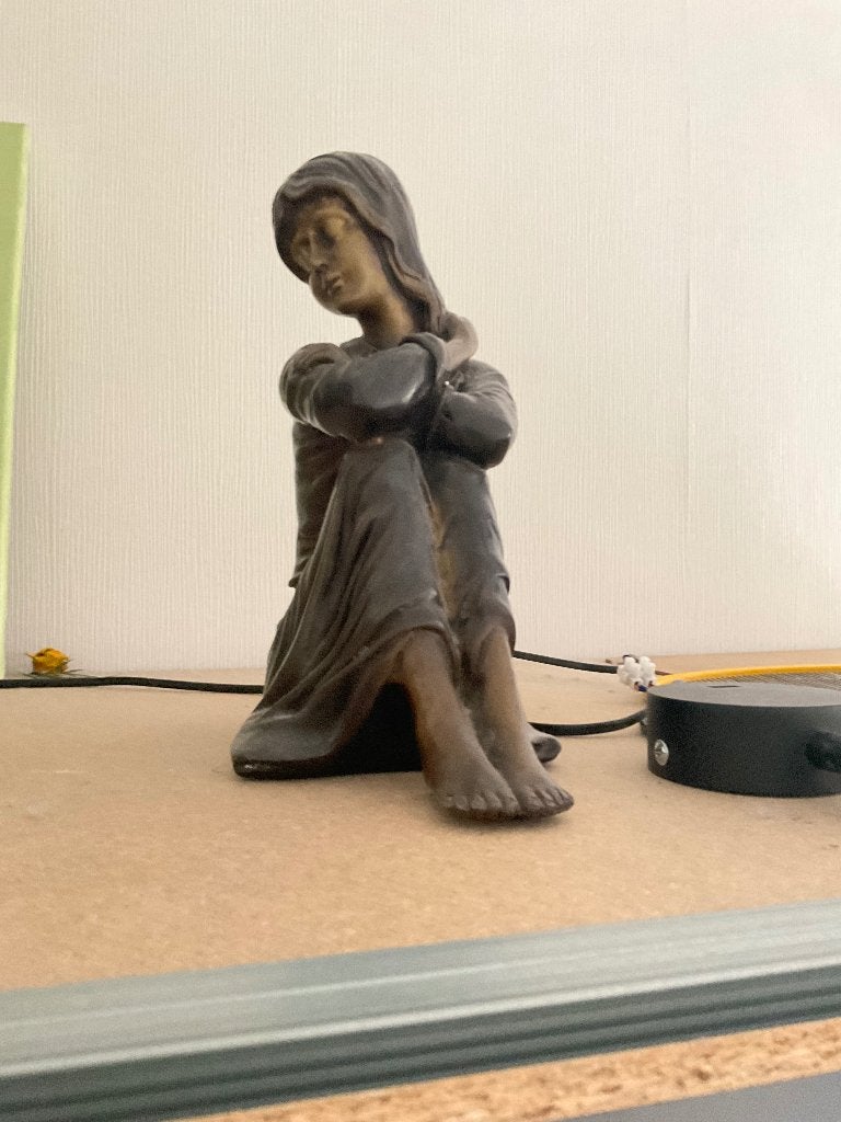 Bronzen beeld, Ophalen, Brons, 20 - 50 cm, Beeld