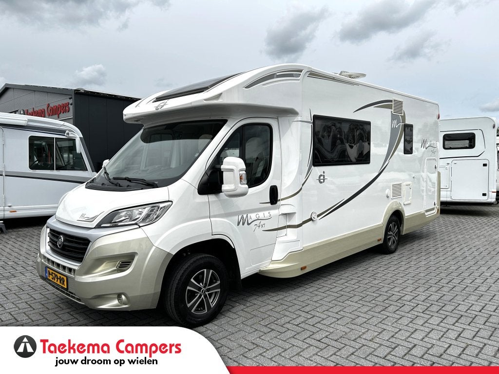 Fiat CI Magis 74 XT Stapelbed/Hefbed/2016/Airco/Euro-5/7.3M!, Caravans en Kamperen, Campers, Overige merken, Fiat, 7 tot 8 meter
