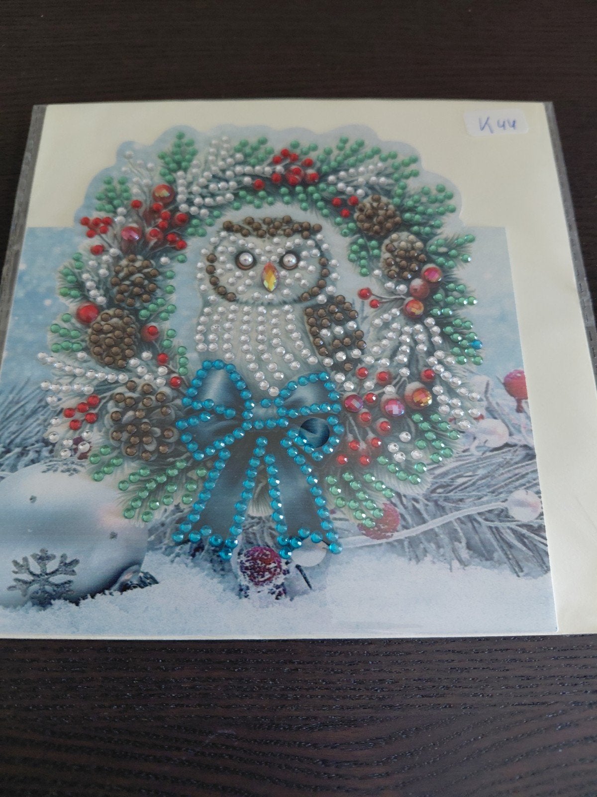 Diamond painting kerstkaart 5+1 gratis, Ophalen, Nieuw, Kerst