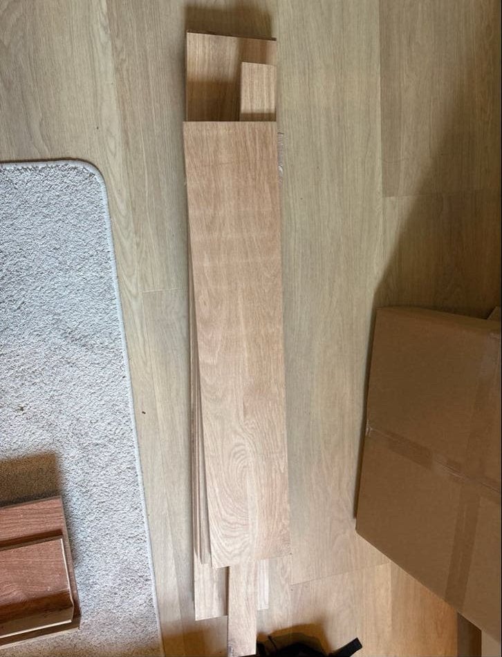 Diverse eiken planken en overzettreden voor klusprojecten, Ophalen, Gebruikt, Minder dan 25 mm, Eiken