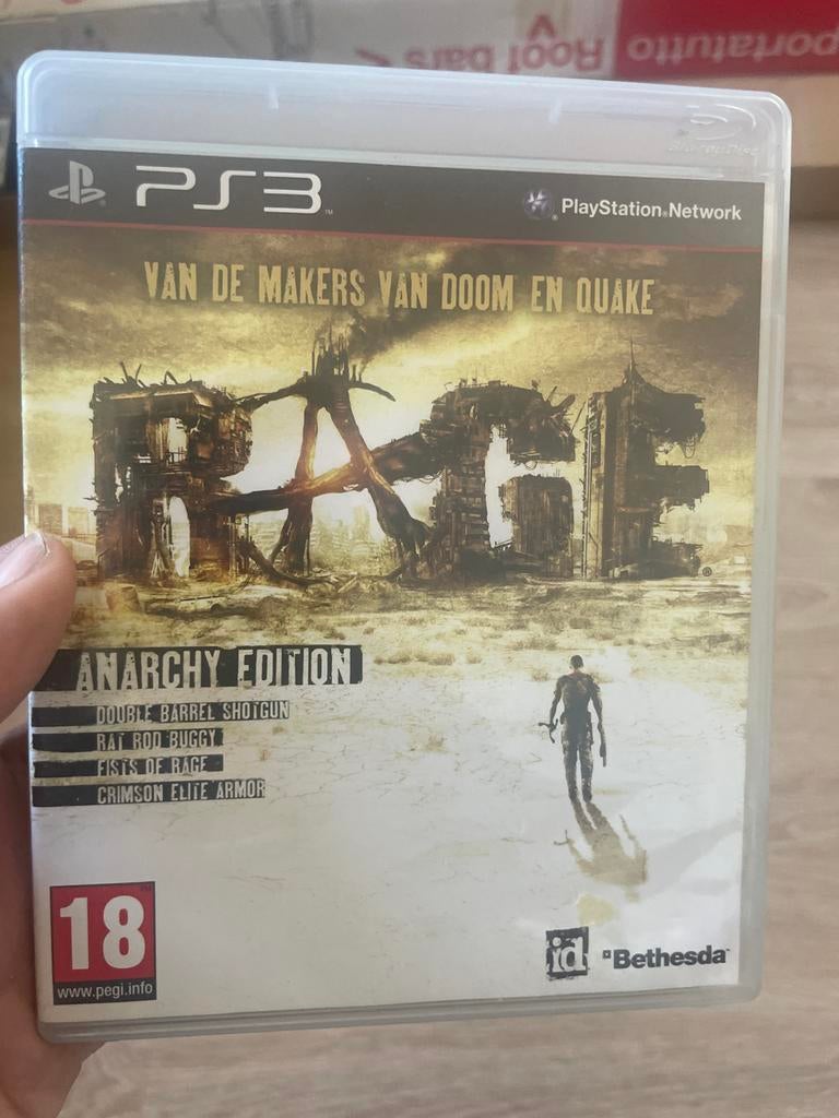 Rage Anarchy Edition PS3 - Van de makers van Doom & Quake, Online, Gebruikt, Vanaf 18 jaar, Shooter