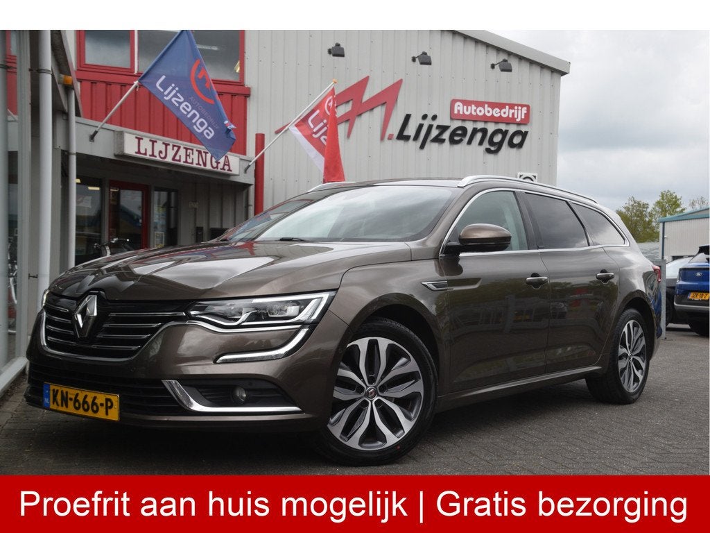 Renault Talisman Estate 1.6 TCe 150PK Intens LED | Navi | DA, 1618 cc, Gebruikt, 4 cilinders, Leder en Stof