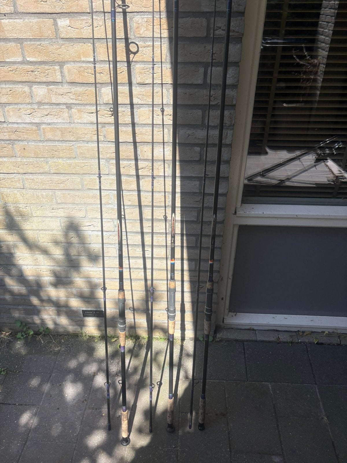 3x albatros Karper hengels, Ophalen, Zo goed als nieuw, Werphengel