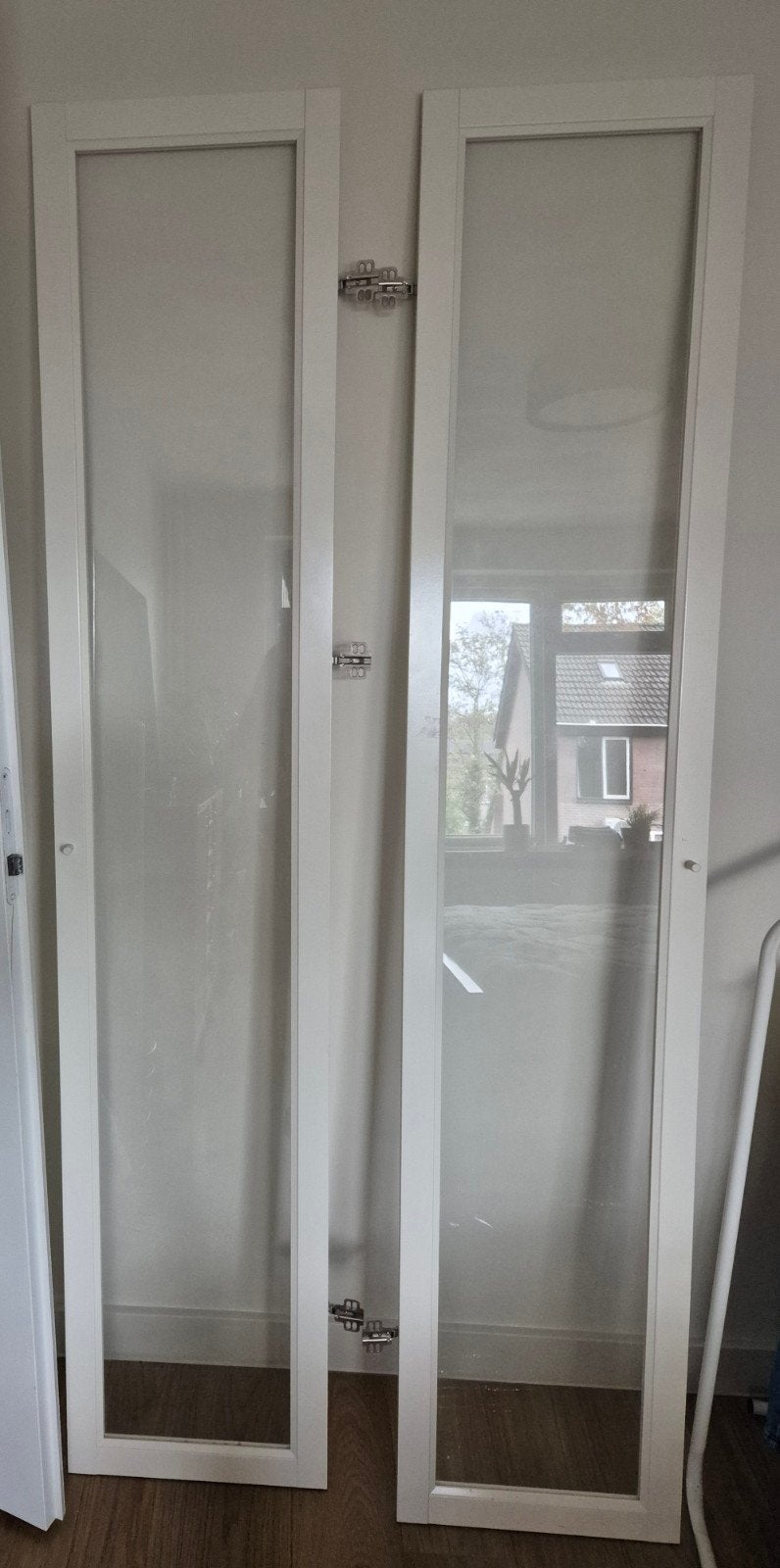 2x IKEA Billy Oxberg Vitrinedeur - prijs is voor 2 stuks, Ophalen, Minder dan 50 cm, Gebruikt, 200 cm of meer