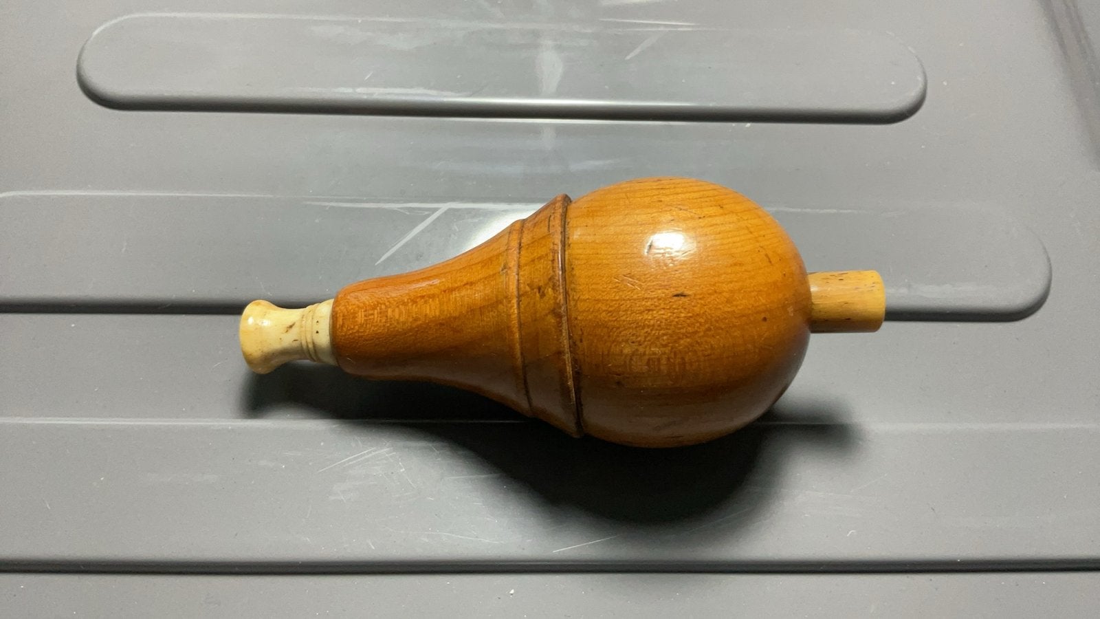 Vintage houten art-nouveau bakeliet schakelaar, Ophalen of Verzenden